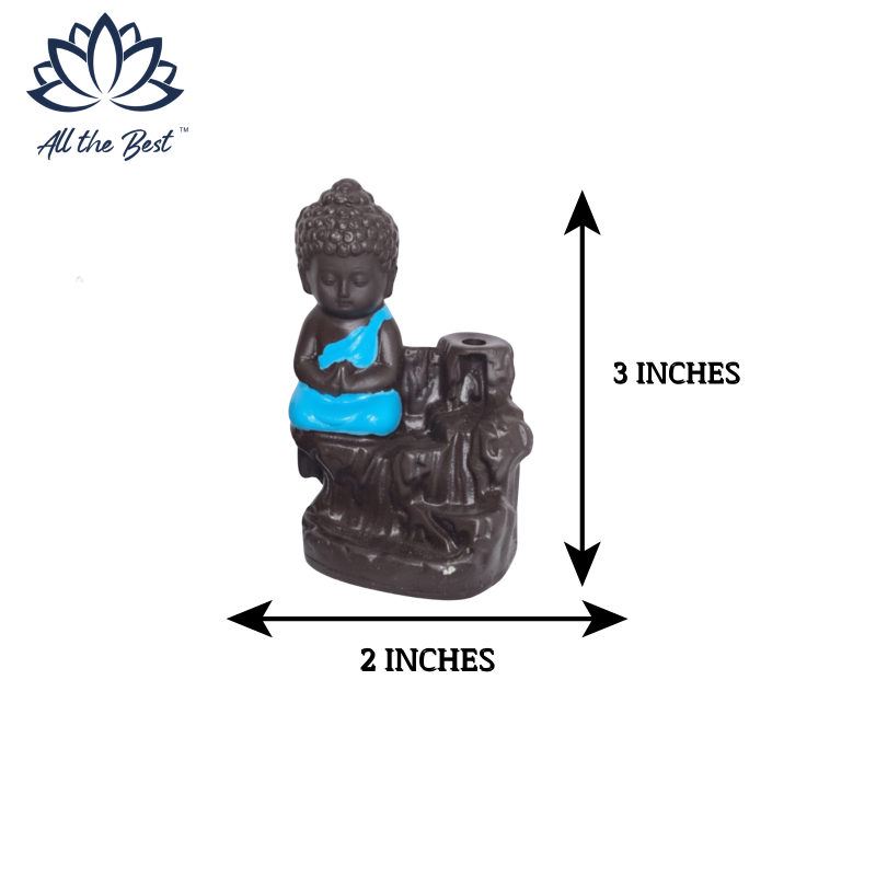Meditating Lord Buddha Artisanal Burner