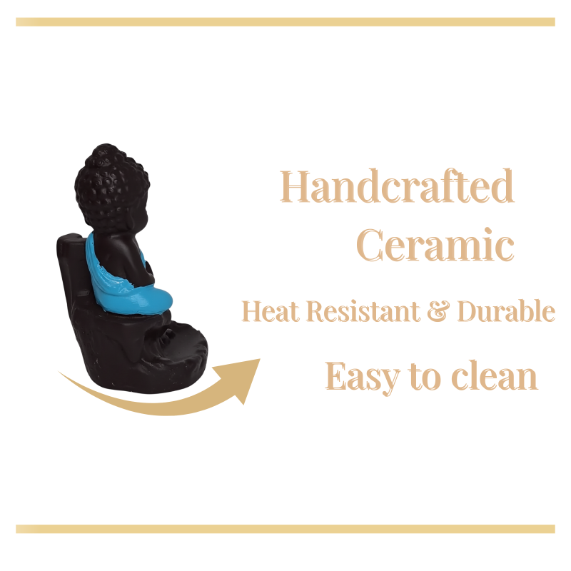Meditating Lord Buddha Artisanal Burner