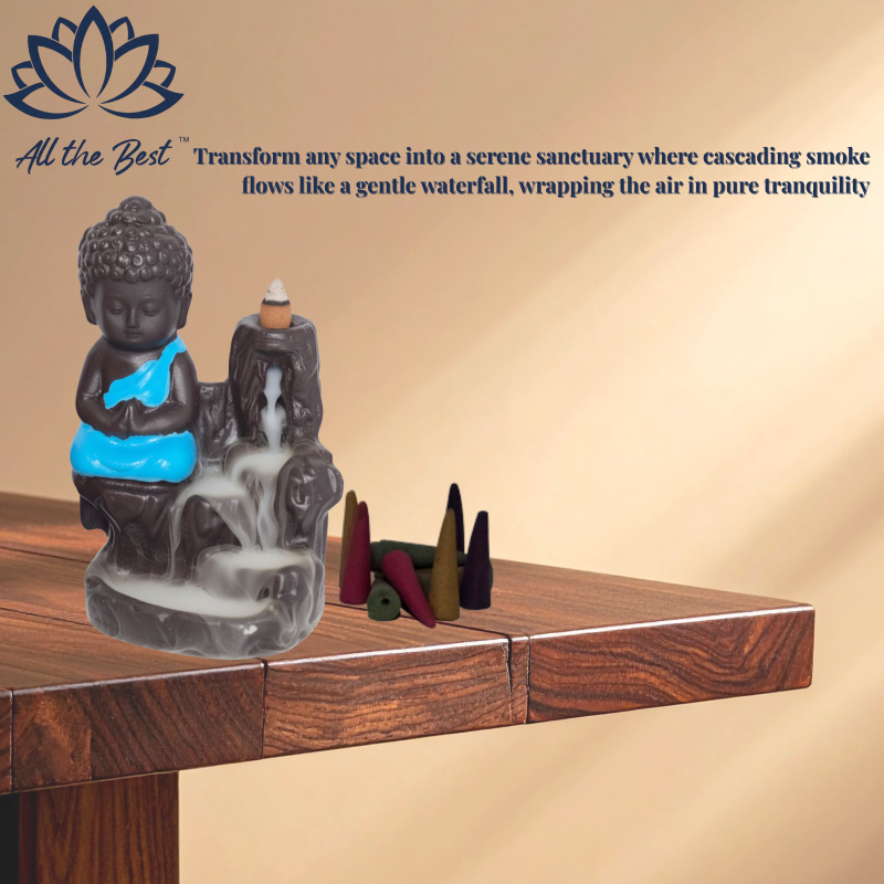 Meditating Lord Buddha Artisanal Burner