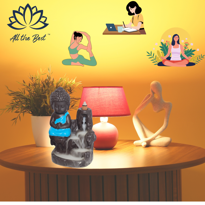 Meditating Lord Buddha Artisanal Burner